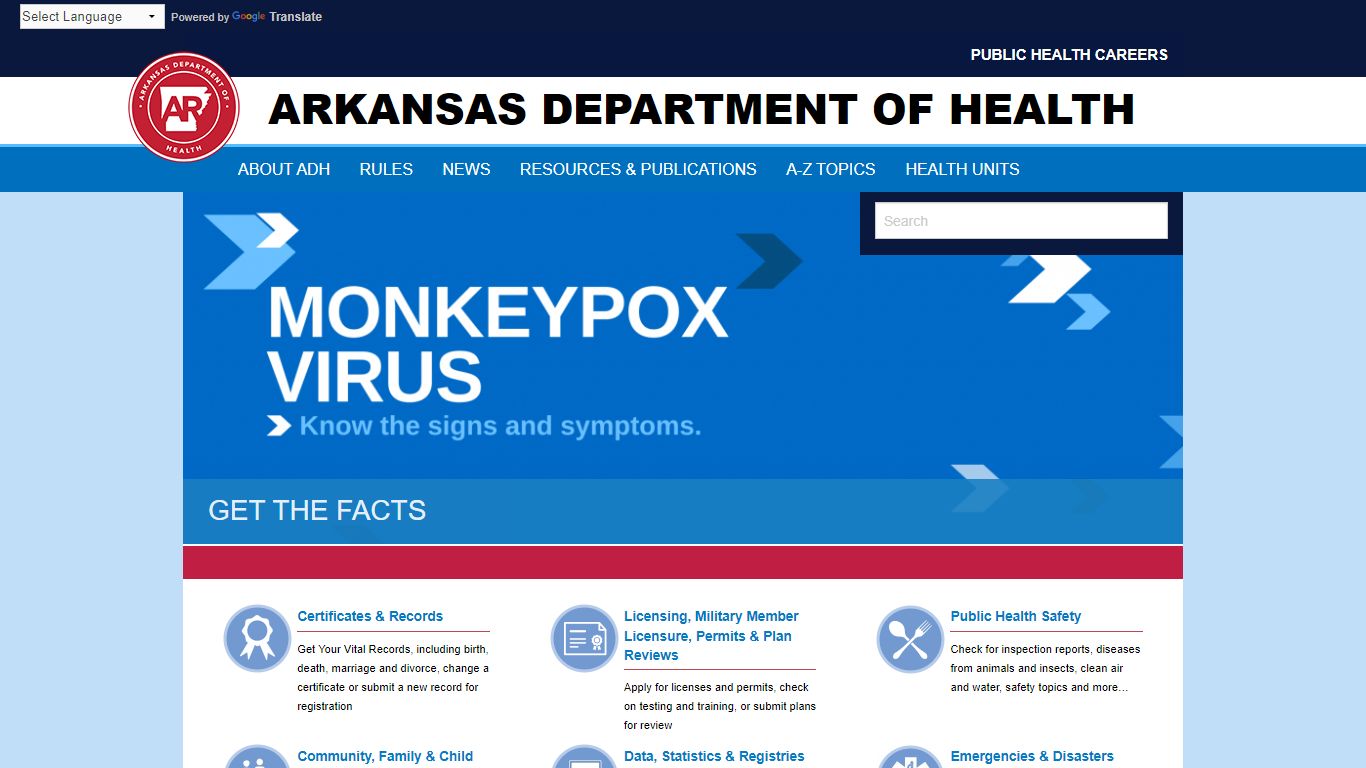 Arkansas Department of Health Office of Vital Records BIRTH CERTIFICATE ...